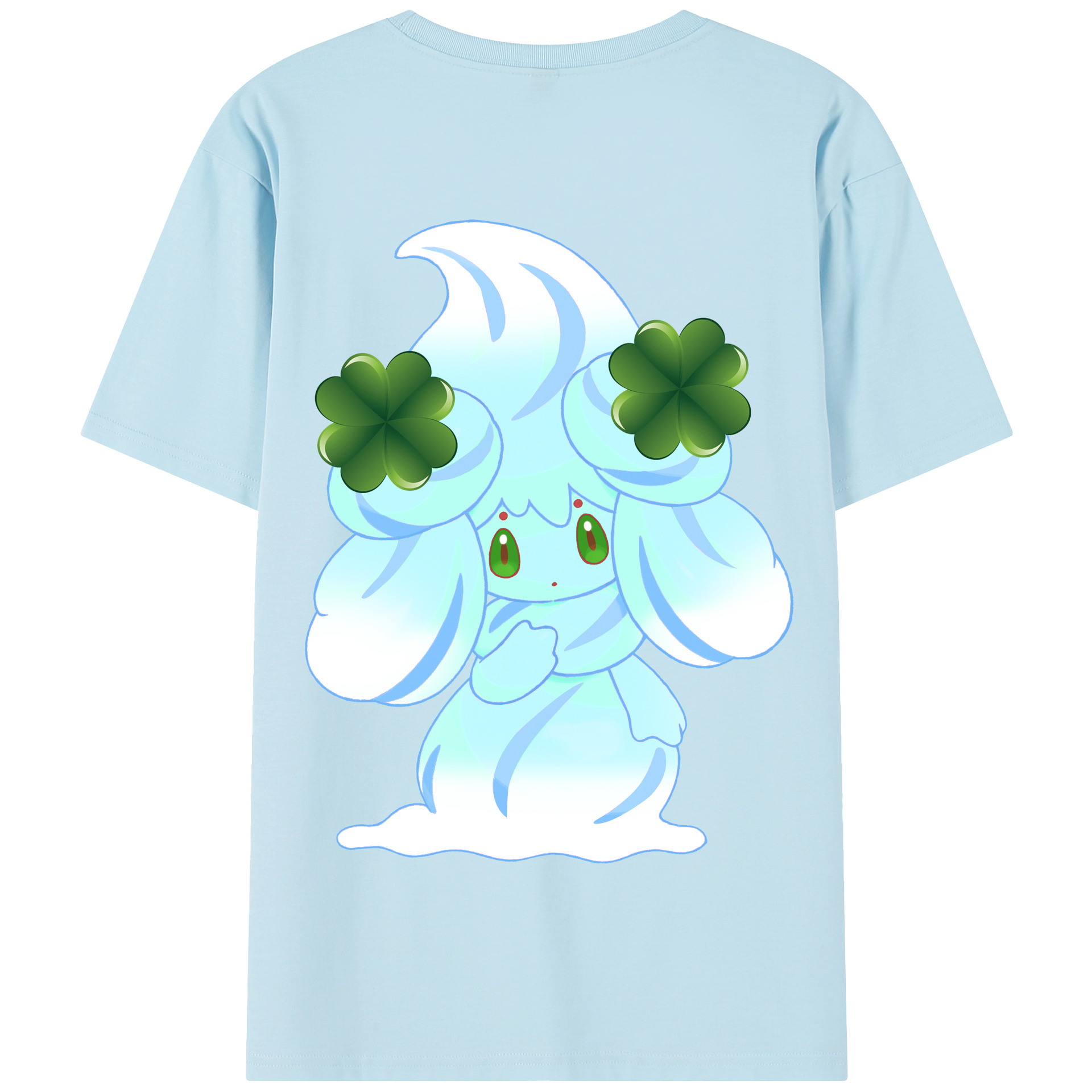 （画像用） ポケットモンスター Pokémon 綿100％半袖Tシャツ（背面プリント）